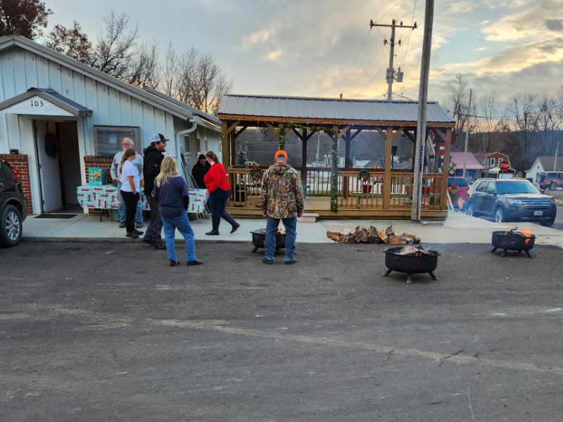 Fall Firepit season, Freeman Community Club.