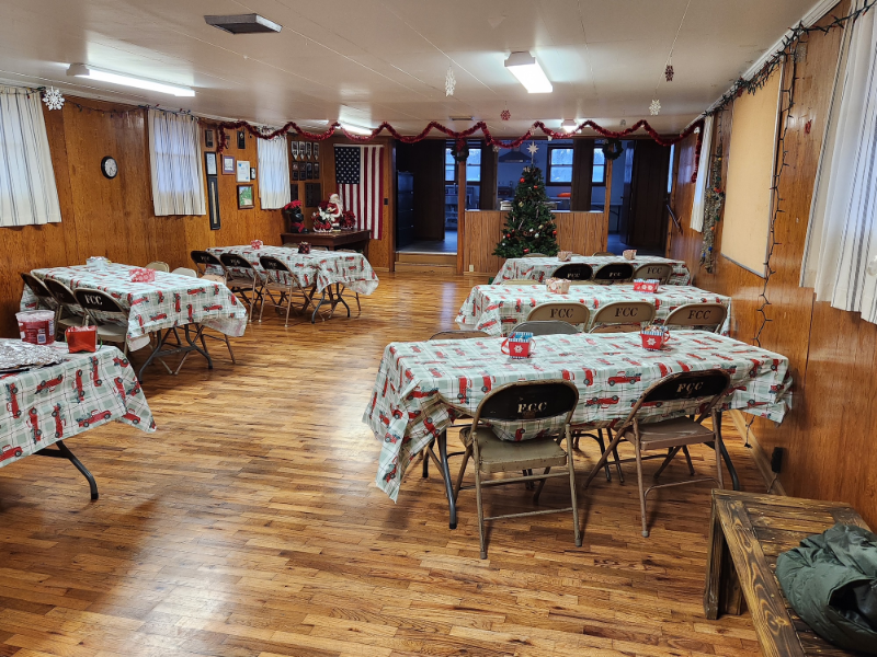 Freeman Community Building interior. Freeman Community Club.